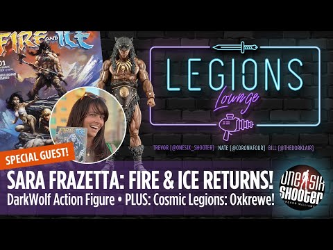 Special Guest Sara Frazetta! Fire & Ice Returns and the DarkWolf Action Figure