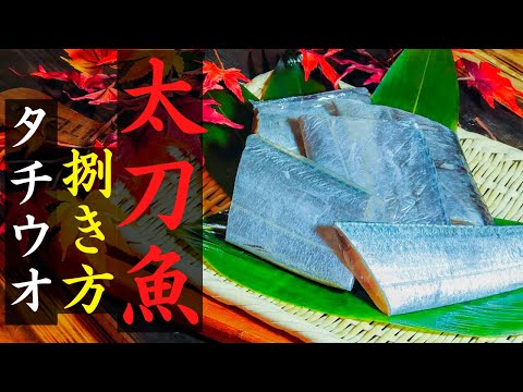 【オススメ】初心者向けのお魚｜太刀魚｜ウロコがないからすぐ捌ける｜楽ちんタチウオ