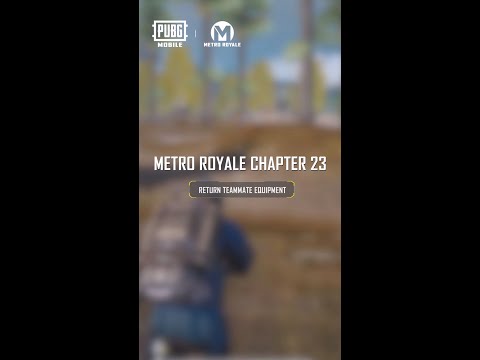 PUBG MOBILE | Reclaim Your Loot with the Gear Return Feature in Metro Royale