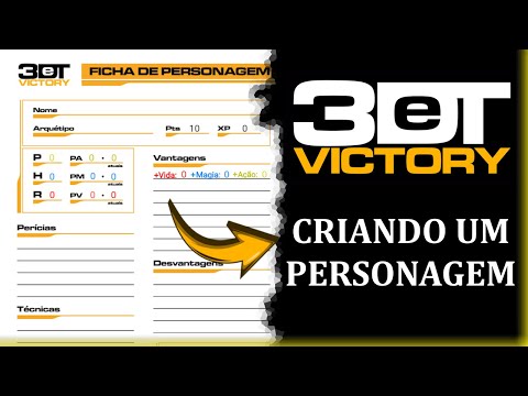 TUDO SOBRE CRIANDO PERSONAGENS - 3DeT Victory