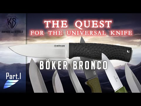 Böker Bronco universal knife. A rival for the Venture