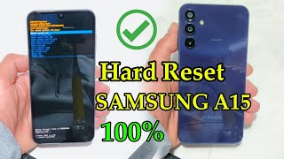 Hard Reset Samsung Galaxy A15 ✅