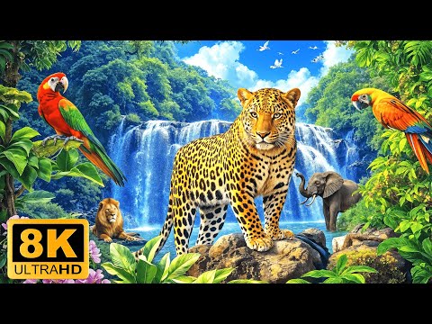 Animal Special Skills 8K ULTRA HD🐾The Amazing Beauty Of Animals With Relaxing Music