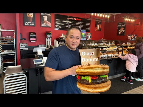 Large Hamburger Donut, Maple Bars Loaded with Bacon & More | Federal Way, WA