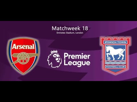 ARSENAL x IPSWICH TOWN - PREMIERE LEAGUE | AO VIVO COM IMAGENS FC25