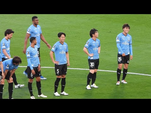 ホーム浦和レッズ戦試合終了直後　勝ち越しゴールの佐々木旭選手中心映像