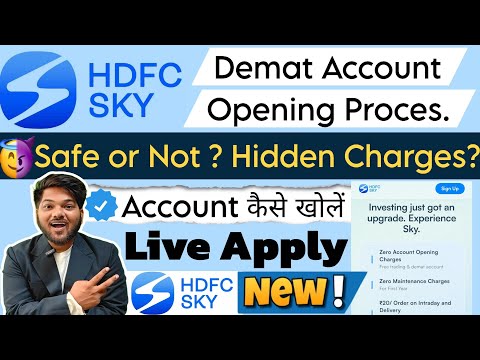 HDFC SKY DEMAT ACCOUNT OPENING PROCESS || HDFC SKY DEMAT GOOD OR BAD ? | HDFC SKY APP REVIEW 2023