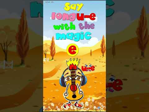 The Magic e / Long Vowel u-e / Phonics Mix! #shorts