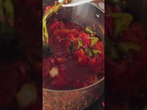 花園蔬菜豐收儲存季 | 複合風味番茄醬 | 鄉村小院日常#shorts #shortsvideo #cooking #tomato #foodstorage #tomatosauce