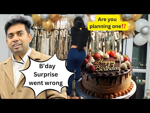 Surprise Birthday Celebration for My Husband 🎉 | Party Planning, Gifts & Decoration Ideas in Canada