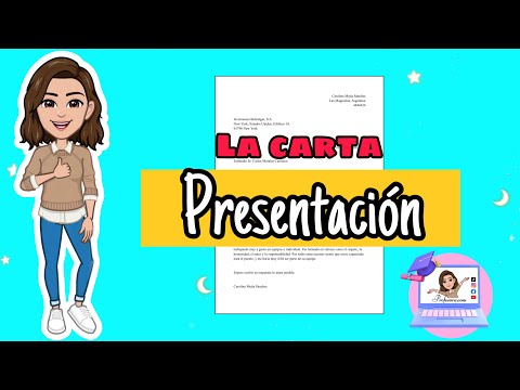 ✅La carta de Presentación o Autopresentación |  Tutorial | Estructura