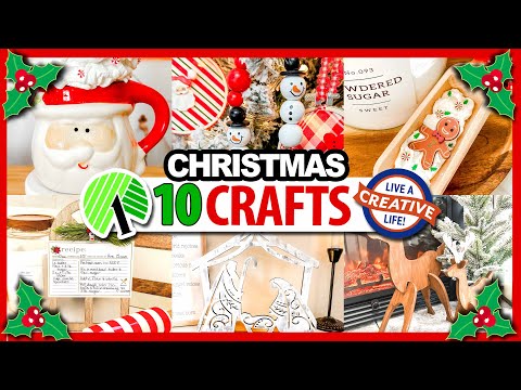 🎄Dollar Tree + Hobby Lobby 40% OFF Christmas CRAFTS! IMPRESSIVE Holiday DIYs