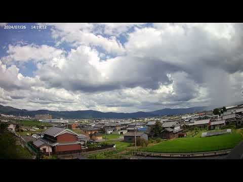 タイムラプス雨雲の動き 2024.07.26