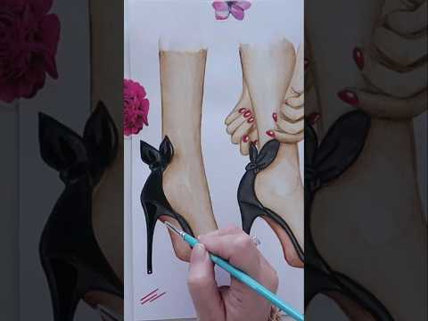 Painting TUTORIAL #shoedesign