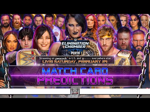 WWE Elimination Chamber 2024 - Card Predictions