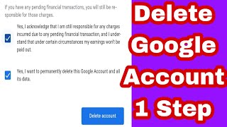 Google Account Delete Kaise Kare | Delete Google Account Permanently | How To Delete Gmail Account