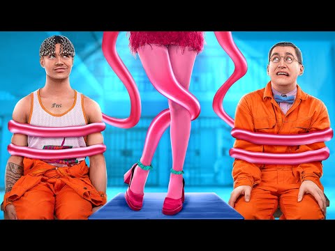 Estudiante Deportista Vs Nerd En La Prisión de Poppy Playtime | ¡Proyecto Playtime en La Vida Real!