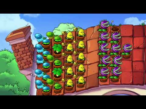 plants vs zombies // more ways to play // puzzle // last stand roof // gameply: