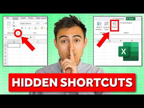 10 Hidden Time Saving Hacks in Excel