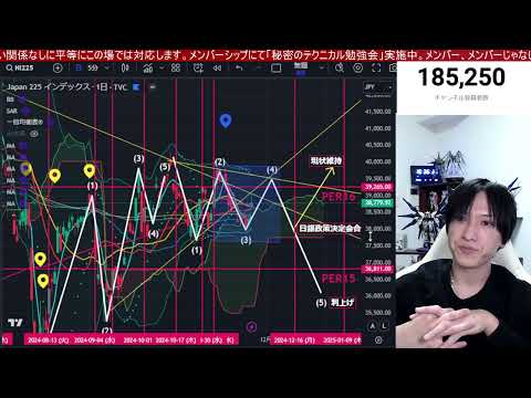 11/25【日本株爆上来た‼️】日経平均496円急反発。半導体株の逆襲始まるか。あの銘柄が動き出す⁉️ドル円154円に下落。米国株、ナスダック、バリュー株、仮想通貨ビットコイン強い‼️