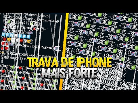 🍏☠️A MELHOR TRAVA DE IPHONE MAIS FORTE QUE EXISTE OS IPHONES NÃO TEM PRA ONDE FUGIR-TRAVA DE IPHONE!