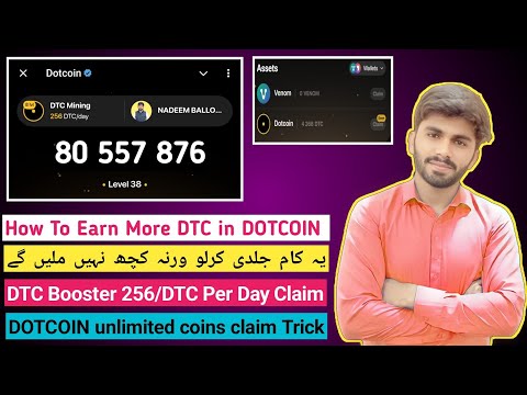 DOTCOIN Eligibility Criteria | DOTCOIN DTC Per Day Boost | DOTCOIN Wallet Connect | DTC 256/Per Day