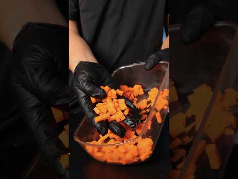 Quick Dice Carrots with the Mueller Vegetable Chopper! #Shorts