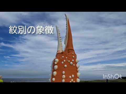 北海道紋別🌃🌉✨に巨大カニオブジェ紋別キャンプ場から見える(19)