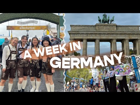 Travel With Me to Germany 🥨 | Oktoberfest, Berlin Marathon, and More