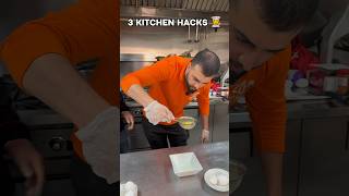 3 KITCHEN HACKS BY THE EGYPTIAN MAGICIAN! #hacks #kitchenhacks #chefsdoor #chef #cooking #canada