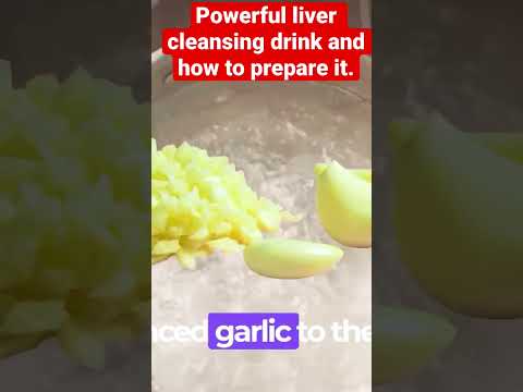 Powerful Liver cleansing drink and how to prepare it. #Shorts