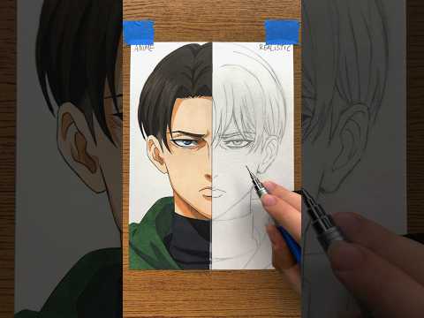 ANIME X LIVE ACTION Levi Ackerman #aot #attackontitan #levi #leviackerman #shingekinokyojin