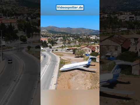 ✈️ Who parked this Plane here??? #avgeek #drone #travel