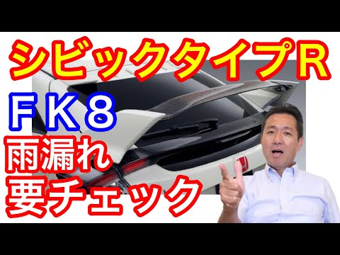 ＦＫ８シビックタイプＲも雨漏れ　原因解説