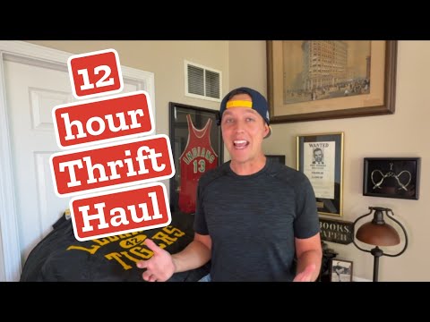 How Much Money Can I Make Thrifting for 12 Hours - Thrift Haul