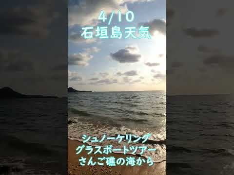 【石垣島天気】4月10日8時ごろ。15秒でわかる今日の石垣島の様子。#shorts