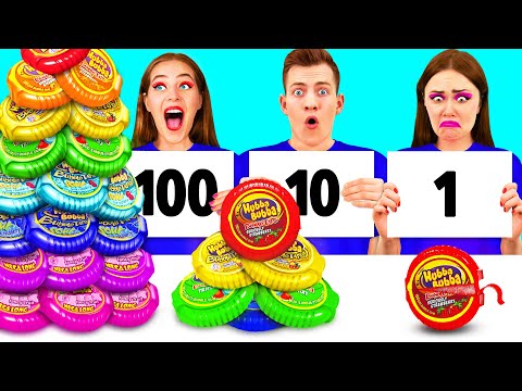 100 Layers of Food Challenge | Tasty Kitchen Hacks by PaRaRa Challenge