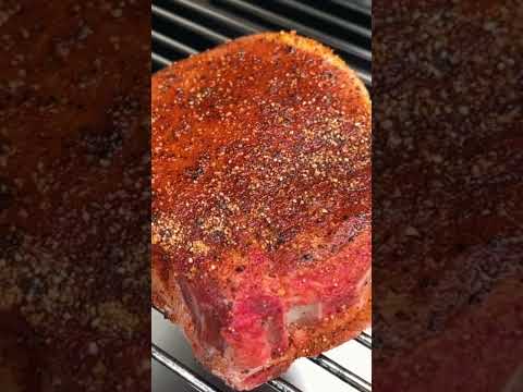 How to Make Juicy GRILLED Pork Chops! #shorts