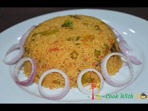 Tomato Rice Recipe | how To Make Tomato Rice In Pressure Cooker | SJ Kitchen