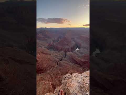 Dangling on the edge of #grandcanyon #adventure #camping