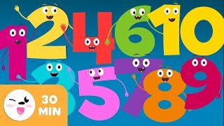 Numbers from 1 to 10 - Number Songs - Learning to Count the numbers