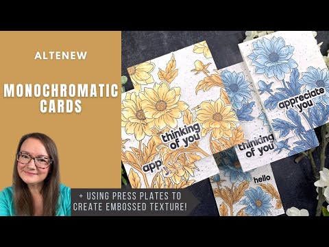 Monochromatic Cards | Altenew