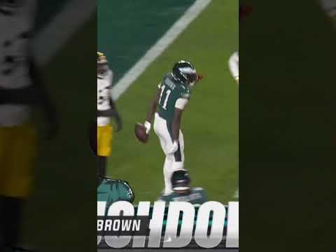 Jalen Hurts to AJ Brown FOR THE TD!!! Passing Game looking CRISP 🦅🔥 Eagles vs Steelers Highlights