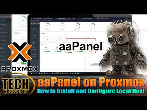 How to Install and Configure aaPanel on Localhost Proxmox Virtual machine Hosting control panel