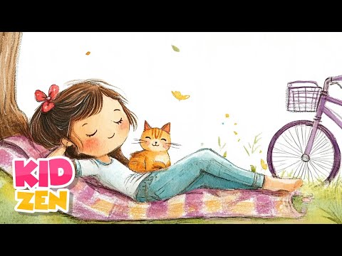 Relaxing Baby Piano Music: Purple Bike | 12 Hours Sleep Music for Kids | Soft Sleeping Music