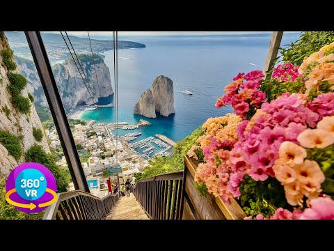 Capri, Italy 🇮🇹 4K 360° VR Walking Tour