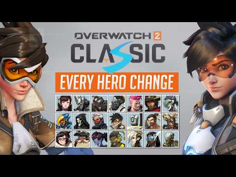 EVERY MAJOR CHANGE for Overwatch 1 (2016) vs Overwatch 2 (2024)