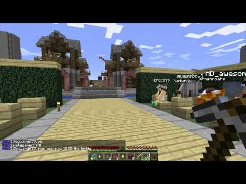 Minecraft Marriage ep 1 - Epic fireworks with dia16 and meowcookie