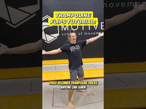 BEGINNER TRAMPOLINE FLIPS TUTORIAL 🔥