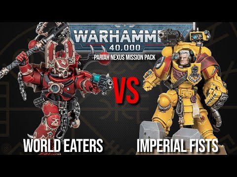 World Eaters Vs Imperial Fists - Warhammer 40k 10th Edition